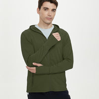 Apex Hooded Jacket Spliced Mesh Men UPF50+