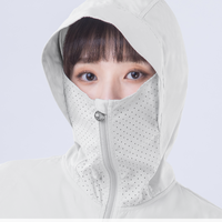 Suptex Hooded Jacket Face Cover Women UPF50+
