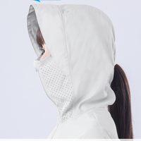 Suptex Hooded Jacket Face Cover Women UPF50+