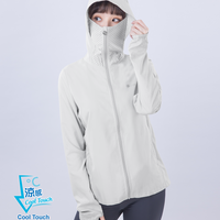 Suptex Hooded Jacket Face Cover Women UPF50+