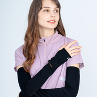 Silver Fiber Antibacterial Sleeves Unisex UPF50+