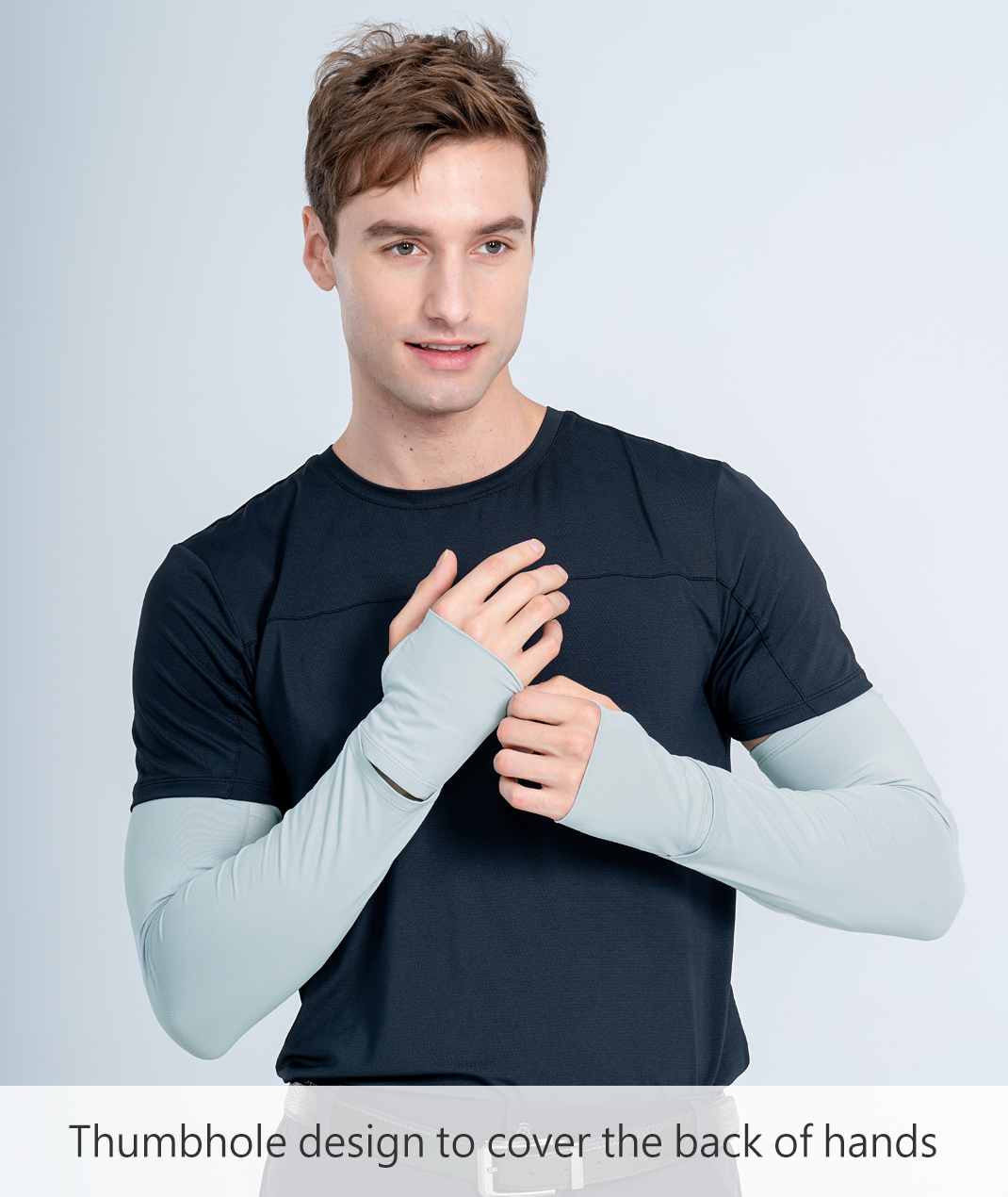 UV Cut - Sliver Fiber Breathable Sleeves Unisex UPF50+ Apex-Ag+ Collection