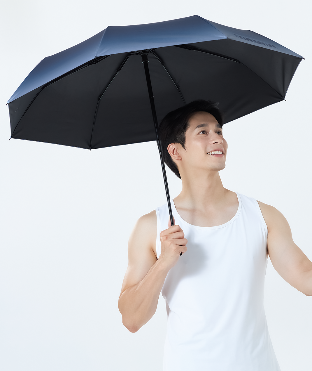 Three Fold Gradient Umbrella UPF50+