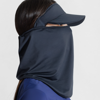 Silver Fiber Antibacterial Visor Gaiter Unisex UPF50+