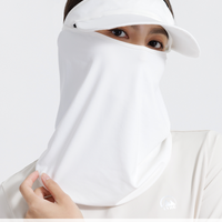 Silver Fiber Antibacterial Visor Gaiter Unisex UPF50+