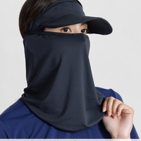 Silver Fiber Antibacterial Visor Gaiter Unisex UPF50+