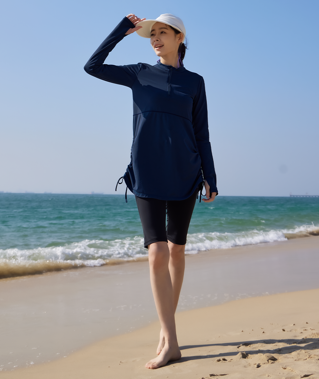 Long Sleeve Swim Dress UPF50+