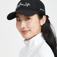 Soft Cotton Cap with Stylish Bow UPF50+