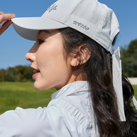 Soft Cotton Cap with Stylish Bow UPF50+