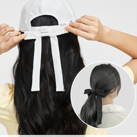 Soft Cotton Cap with Stylish Bow UPF50+