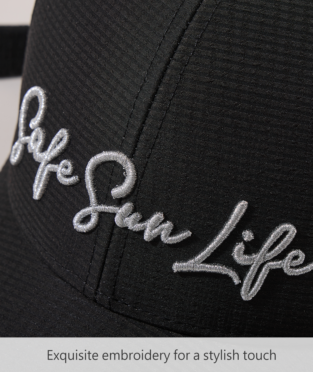 Soft Cotton Cap with Stylish Bow UPF50+