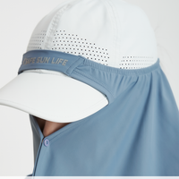 Apex Hat Drape With Mesh Panel Unisex UPF50+