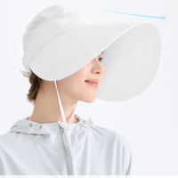 Suptex Convertible Wide-Brim Sun Hat & Visor Unisex UPF50+