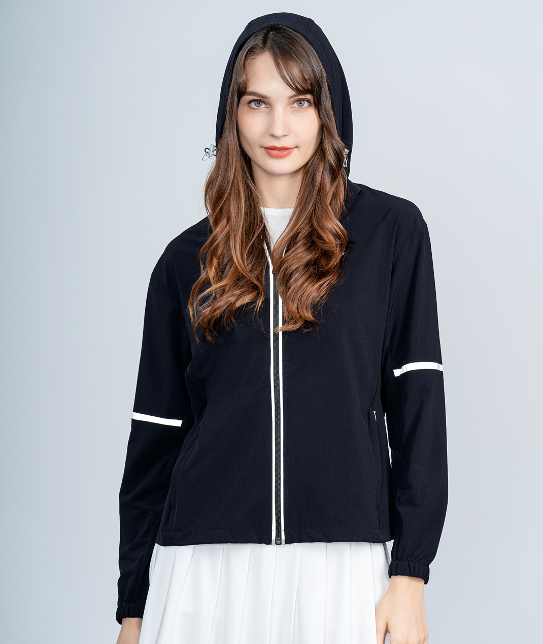 Suptex Reflective Hooded Jacket Women UPF50+