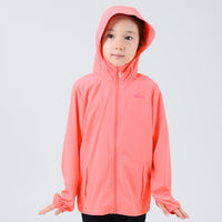 Suptex Packable Extended Brim Hooded Jacket Kid UPF50+
