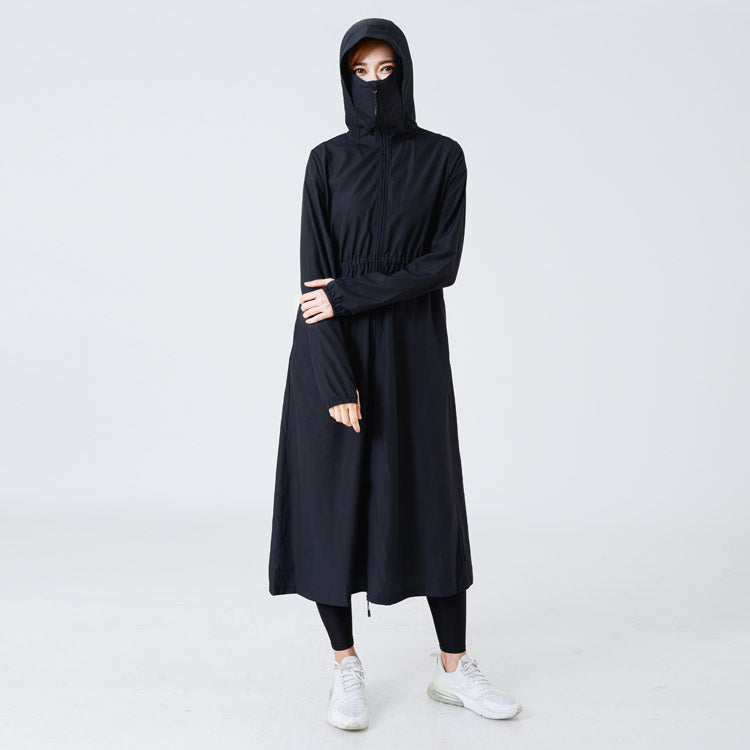 Suptex Long Hooded Jacket UPF50+
