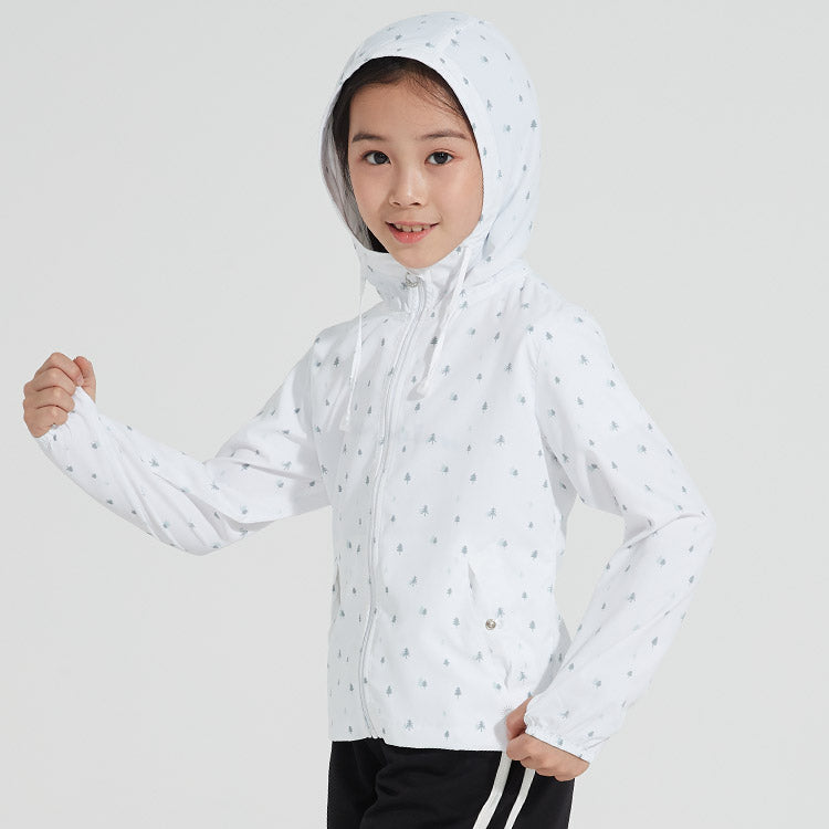 Suptex Printed Hooded Jacket Kid UPF50+