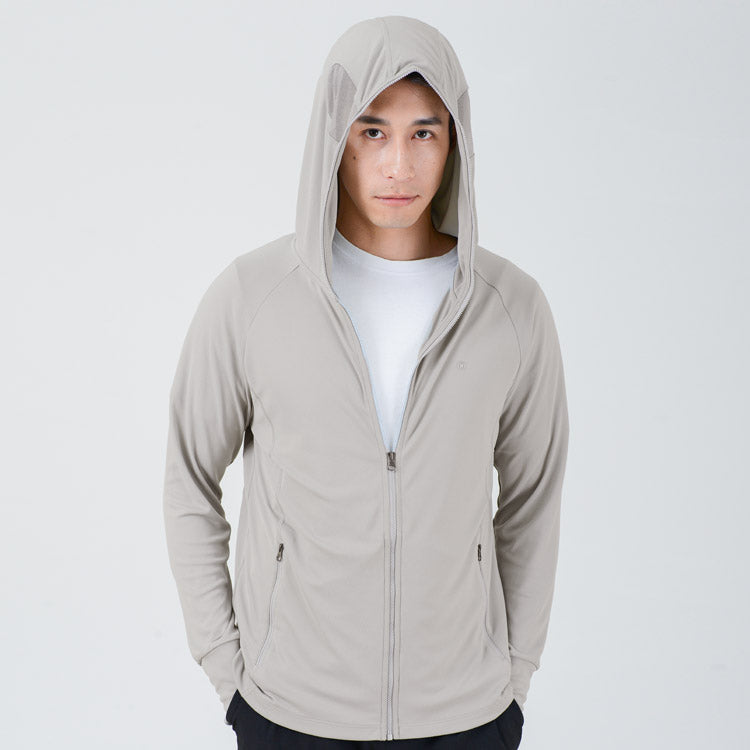 Apex Hooded Jacket Spliced Mesh Men UPF50+