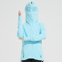 Apex Hooded Jacket Spliced Mesh Kid UPF50+