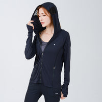 Apex Hooded Jacket Spliced Mesh UPF50+