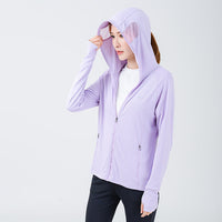 Apex Hooded Jacket Spliced Mesh UPF50+