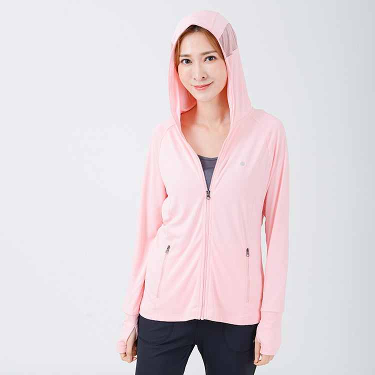 Apex Hooded Jacket Spliced Mesh UPF50+