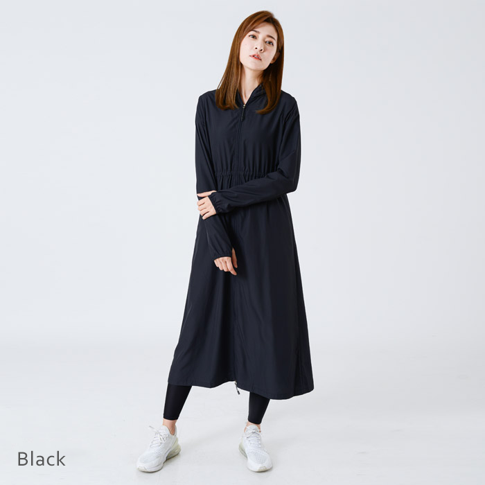 Suptex Long Hooded Jacket UPF50+