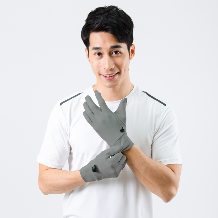 UV Cut / Cool Touch - Flip Finger Touch Screen Gloves Men UPF50+