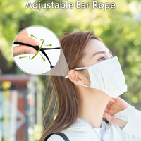 Water-Repellent Mask with Filter Unisex UPF50+