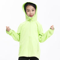 Suptex Packable Extended Brim Hooded Jacket Kid UPF50+