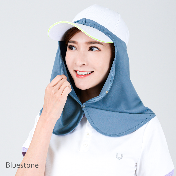 UV Cut / Cool Touch - Neck Cover Hat Drape UPF50+ Apex-Cool+ Collection