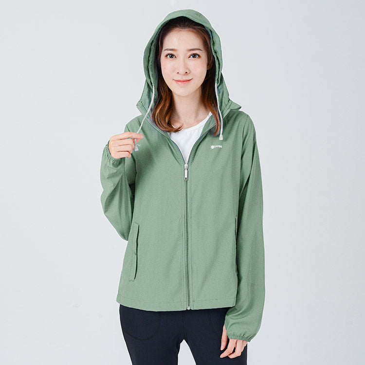 Suptex Packable Extended Brim Hooded Jacket UPF50+