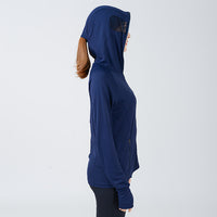 Apex Hooded Jacket Spliced Mesh UPF50+