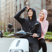 Apex Hooded Jacket Spliced Mesh UPF50+