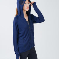 Apex Hooded Jacket Spliced Mesh UPF50+
