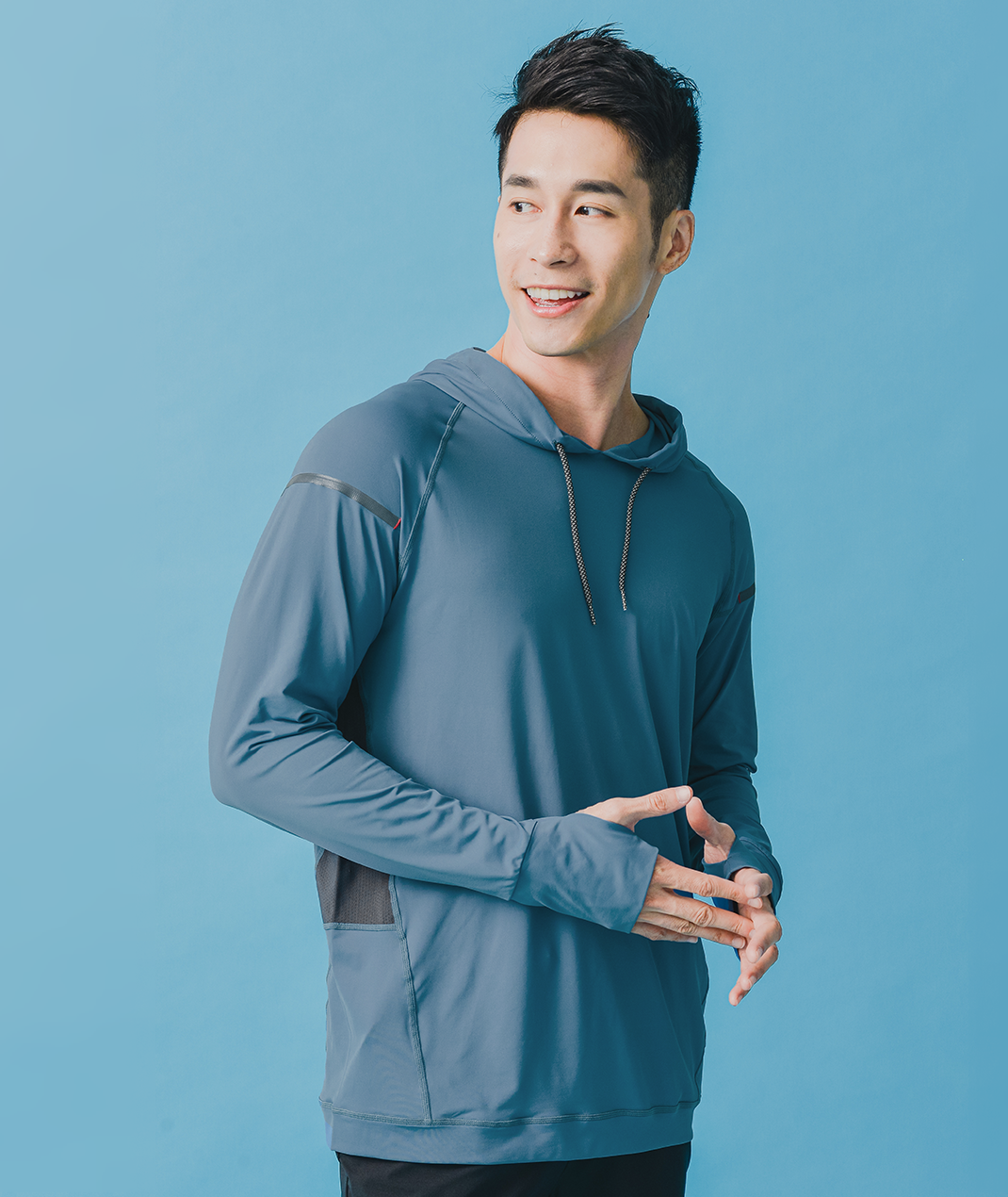 Apex Pullover with Hood Men UPF50+