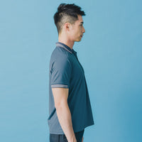 Silver Fiber Antibacterial POLO Shirt Men UPF50+