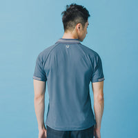 Silver Fiber Antibacterial POLO Shirt Men UPF50+