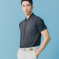 Silver Fiber Antibacterial POLO Shirt Men UPF50+