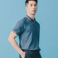 Silver Fiber Antibacterial POLO Shirt Men UPF50+