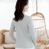 Thermal Stand Collar Long Sleeve Top UPF50+