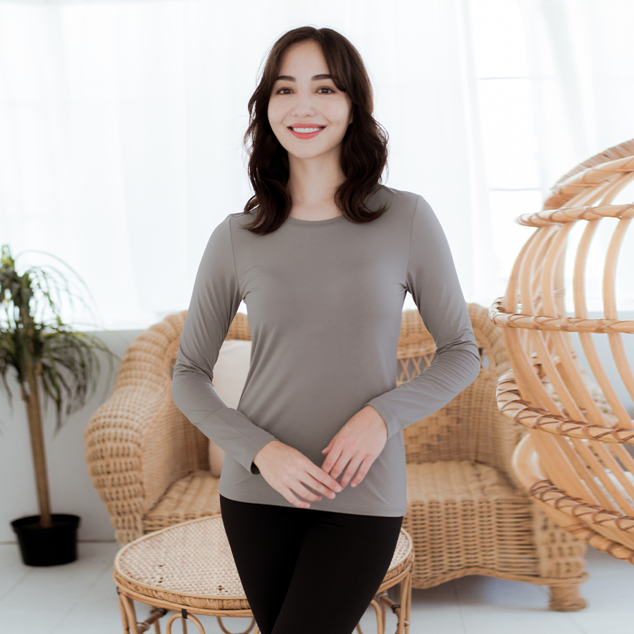 Graphene Moisturizing Round Neck Top UPF50+ Graphene Moisturizing Collection