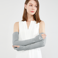 Elasticity Seamless Sleeves With Watch Access UPF50+
