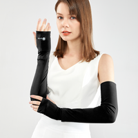 Elasticity Seamless Sleeves With Watch Access UPF50+