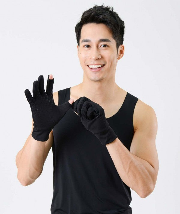 UV Cut / Cool Touch - Flip Finger Touch Screen Gloves Men UPF50+ Apex-Cool Collection