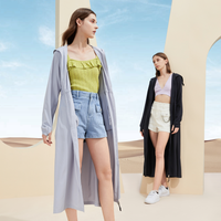 Suptex Long Hooded Jacket UPF50+