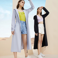 Suptex Long Hooded Jacket UPF50+