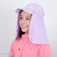 UV Cut / Cool Touch - Cap with Neck Cover Kid UPF50+