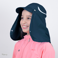 UV Cut / Cool Touch - Cap with Neck Cover Kid UPF50+
