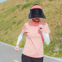 Roll-up Polarized Lens Visor Hat Unisex UPF50+